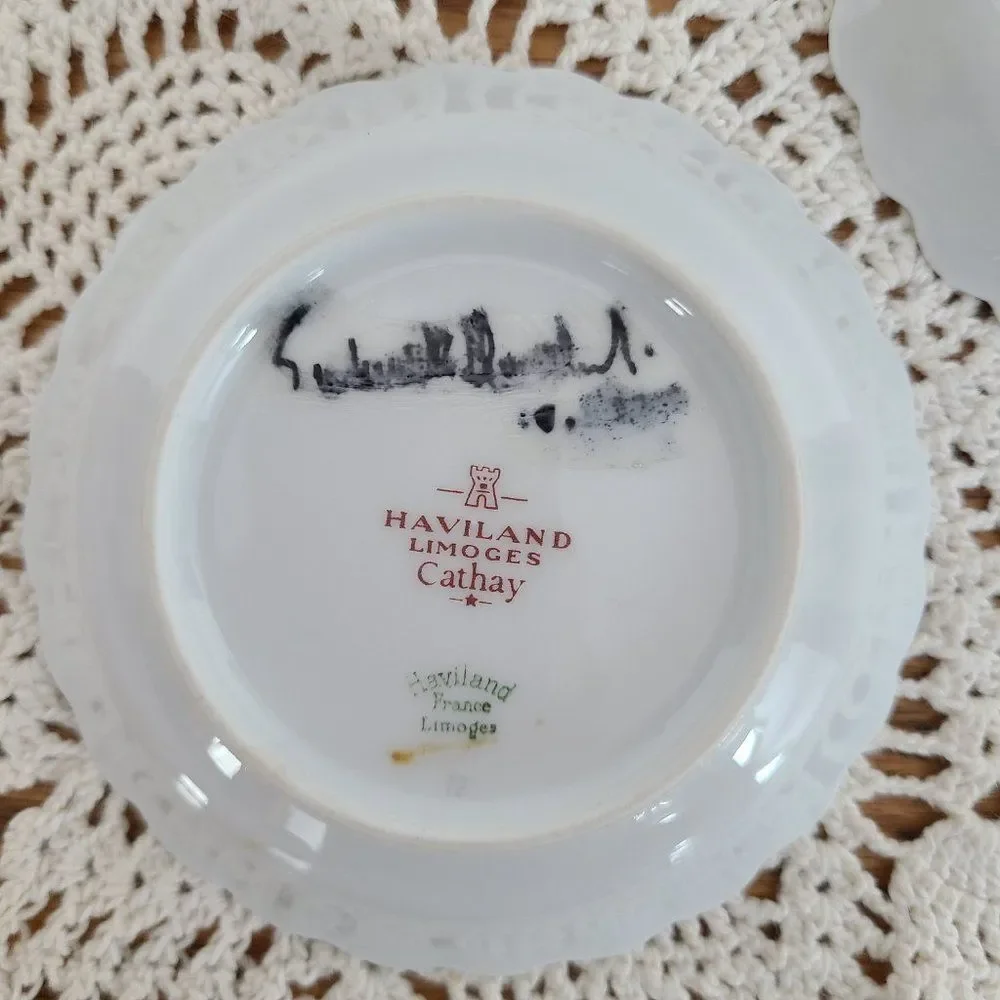 Signed F. Haviland Limoges France Cathay 5